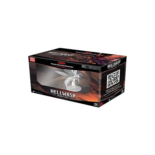 WizKids Games Dungeons and Dragons Nolzurs Marvelous Miniatures Hellwasp Paint Kit All in One Set 12 Piece
