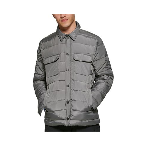 BASS OUTDOOR Mens Mission Quilted Puffer Shirt Jacket