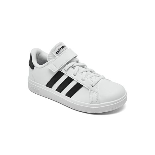 Adidas Little Kids Grand Court Adjustable Strap Closure Casual Sneakers from Finish Line