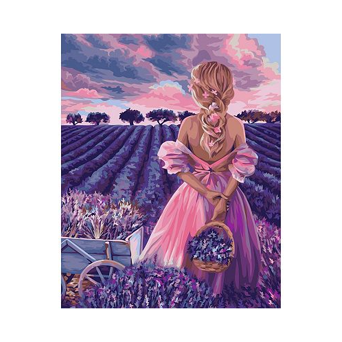 Crafting Spark Painting by Numbers Kit Lavender Heaven J039 19.69 x 15.75 in