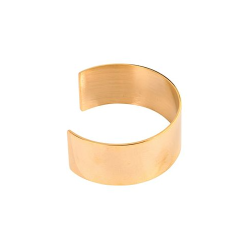 ADORNIA Tall Gold-Tone Cuff Bracelet