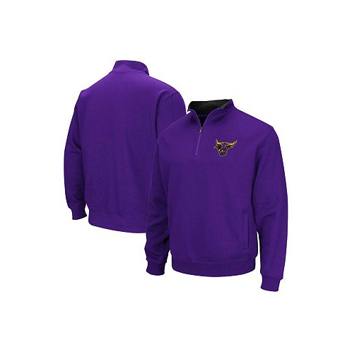 Colosseum Mens Purple Minnesota State University Mankato Tortugas Quarter-Zip Sweatshirt