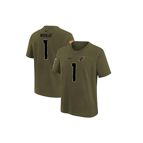 Nike Big Boys Kyler Murray Olive Arizona Cardinals 2022 Salute To Service Name and Number T-shirt