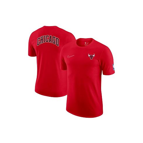 Nike Mens Red Chicago Bulls 2022/23 City Edition Courtside Max90 Backer T-shirt