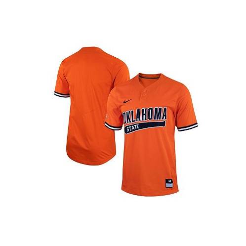 Nike Mens Orange Oklahoma State Cowboys Two-Button Replica Baseball Jersey