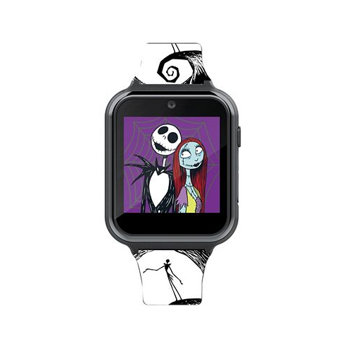 Disney Childrens Nightmare before Christmas Black Silicone Smart Watch 38mm