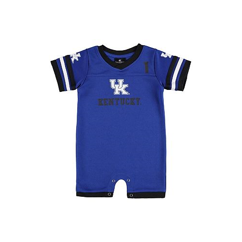 Colosseum Newborn and Infant Boys and Girls Royal Kentucky Wildcats Bumpo Football Romper
