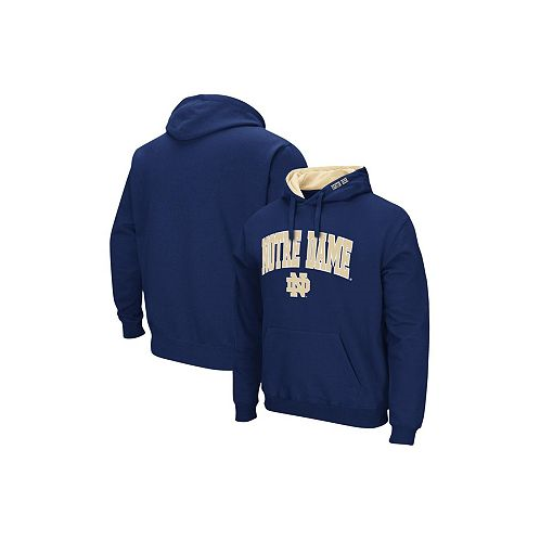 Colosseum Mens Navy Notre Dame Fighting Irish Arch and Logo 3.0 Pullover Hoodie