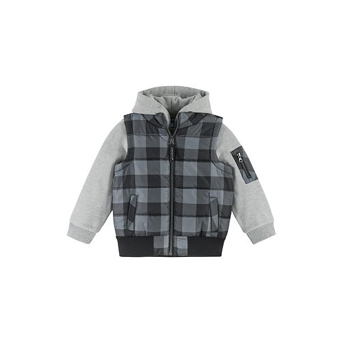 Andy & Evan Toddler Boys / Hooded Faux Vest Jacket