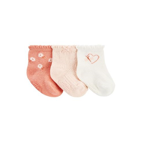 Carters Baby Girls Socks Pack of 3