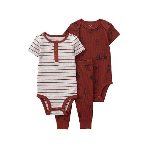Carters Baby Boys Bodysuits and Pants 3 Piece Set