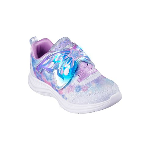Skechers Little Girls Slip-Ins- Glimmer Kicks - Fairy Chaser Adjustable Strap Casual Sneakers from Finish Line