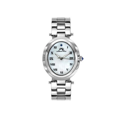 Porsamo Bleu Womens South Sea Oval Stainless Steel Bracelet Watch 105ESSO