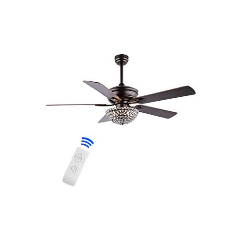 Jonathan Y Cammy 52 3-Light Traditional Transitional Iron LED CEILING FAN