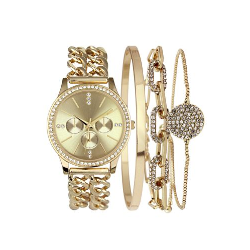 I.N.C. International Concepts Womens Bracelet Watch 36m Gift Set