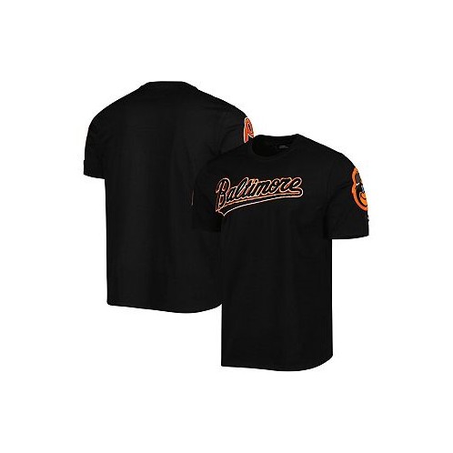 Pro Standard Mens Black Baltimore Orioles Team Logo T-shirt