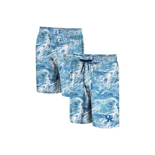 Colosseum Mens Blue Kentucky Wildcats Realtree Aspect Ohana Swim Shorts