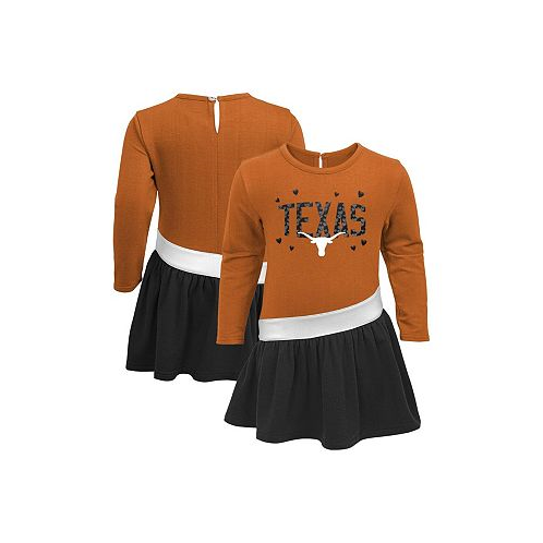 Outerstuff Toddler Girls Texas Orange Texas Longhorns Heart to Heart French Terry Dress