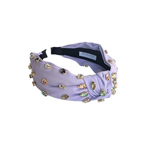 Headbands of Hope Womens Traditional Knot Headband - Purple Gem