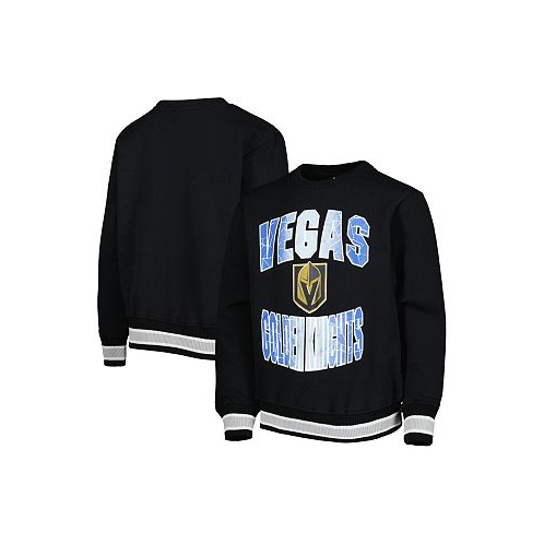 Outerstuff Big Boys Black Vegas Golden Knights Classic Blueliner Pullover Sweatshirt