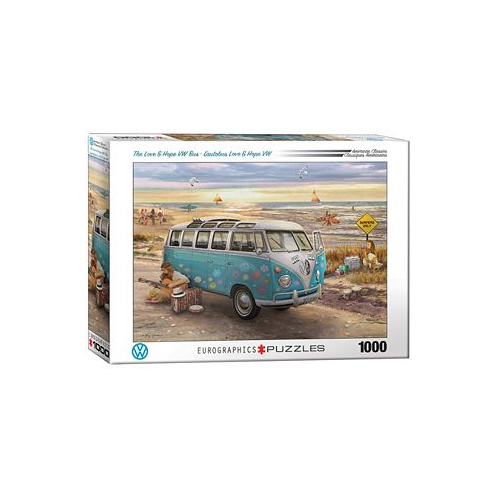 University Games Eurographics Incorporated American Classics the Love Hope Volkswagen Bus By Greg Giordano Jigsaw Puzzle 1000 Pieces