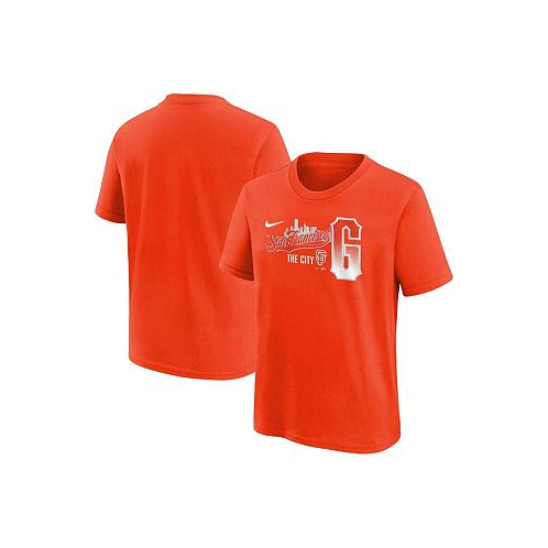 Nike Big Boys Orange San Francisco Giants City Connect Graphic T-shirt