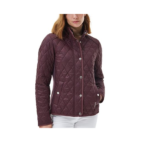 Barbour Womens Yarrow Quilted Puffer Coat