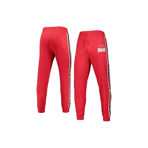 Concepts Sport Mens Red Chicago Bulls Team Stripe Jogger Pants