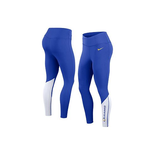 Nike Womens Royal White Los Angeles Rams 7 8 Performance Leggings