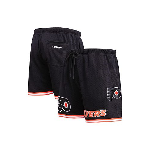 Pro Standard Mens Black Philadelphia Flyers Classic Mesh Shorts