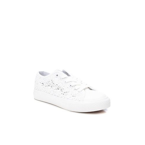Womens Crochet Lace-Up Sneakers By XTI