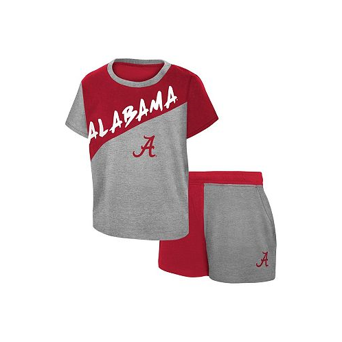 Outerstuff Toddler Boys Heather Gray Alabama Crimson Tide Super Star T-shirt and Shorts Set