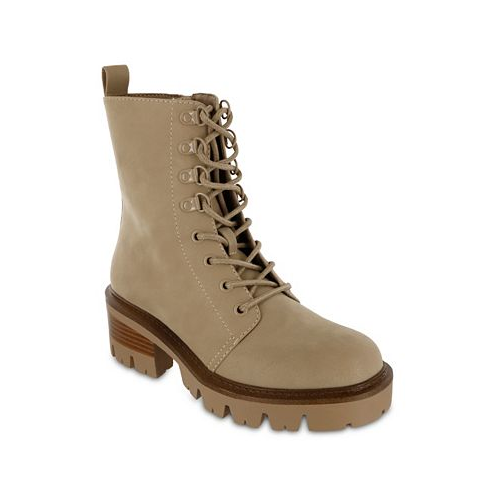 MIA Womens Isaiah Lace-Up Combat Boots