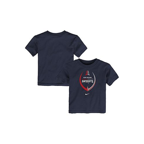 Nike Toddler Boys and Girls Navy New England Patriots Football Wordmark T-shirt