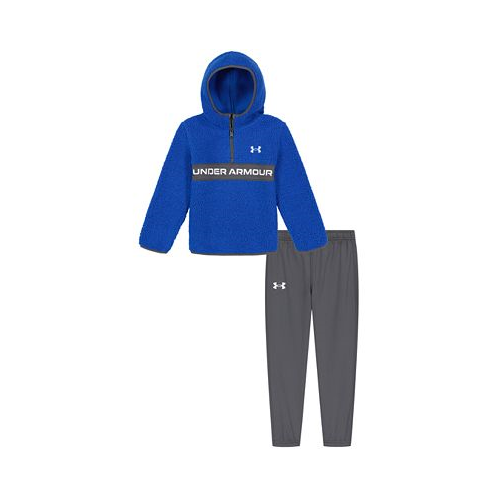 Under Armour Toddler Boys Indispensable Sherpa Hoodie and Joggers Set