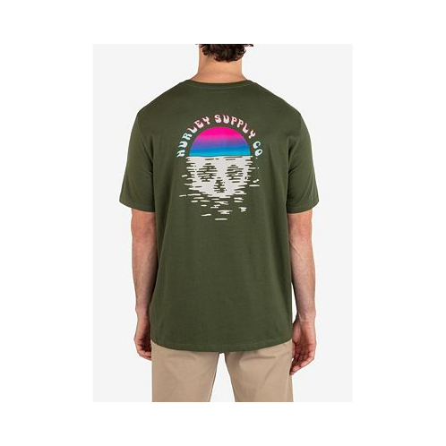 Hurley Mens Everyday Skull Driftin Short Sleeve T-shirt