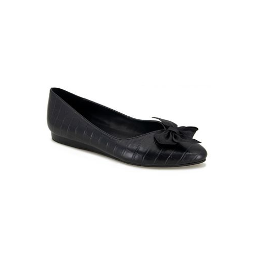 Kenneth Cole Reaction Womens Lily Bow Ballet Flats