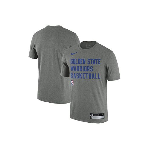 Nike Mens Heather Gray Golden State Warriors 2023/24 Sideline Legend Performance Practice T-shirt
