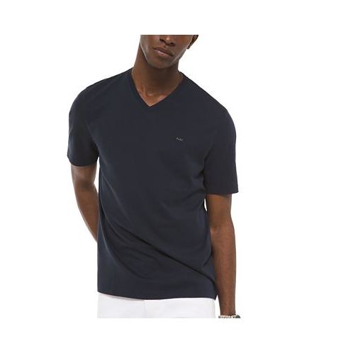 Michael Kors Mens V-Neck Liquid Cotton T-Shirt