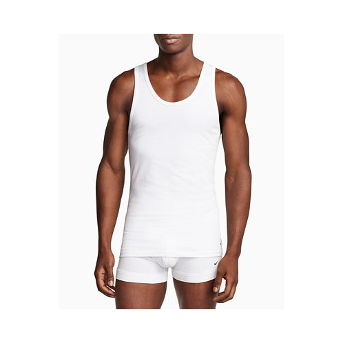 Nike Mens Slim-Fit 2-pk. Essential Stretch Tank Undershirts