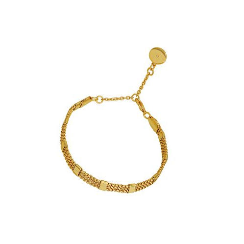 Vince Camuto Gold-Tone Box Chain Bracelet 7.5 + 2 Extender