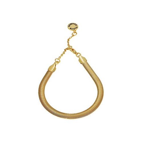 Vince Camuto Gold-Tone Snake Chain Bracelet 7.5 + 2 Extender
