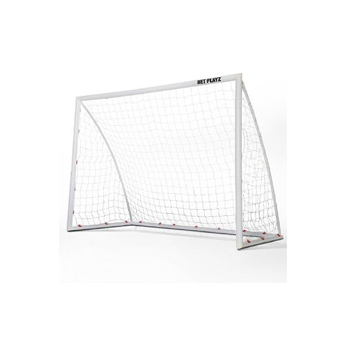 NET PLAYZ Backyard Soccer Goal High-Strength Polyvinyl Chloride (PVC) Soccer Net Fast Set-Up Weather-Resistant 12 x 6