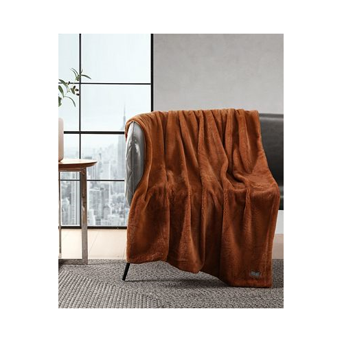 Kenneth Cole Reaction Solid Faux Fur Throw 60x50