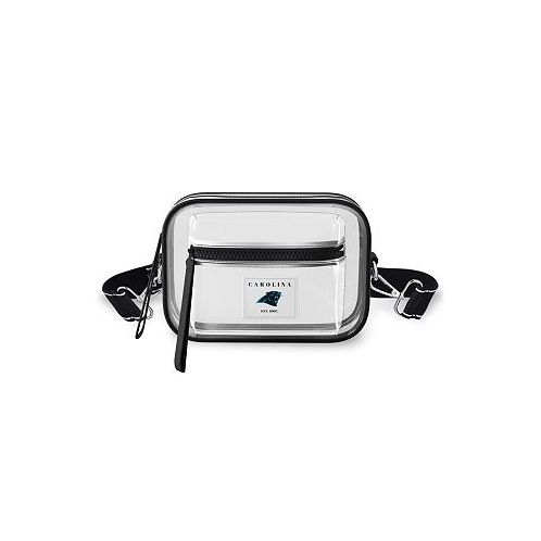 WEAR by Erin Andrews Womens Carolina Panthers Clear Stadium Fanny Pack
