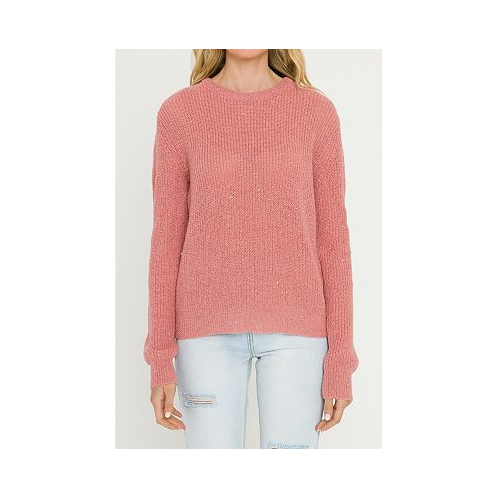 Endless rose Womens Lurex Sweater with Sequins