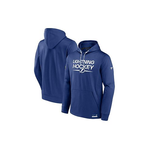 Fanatics Mens Blue Tampa Bay Lightning Authentic Pro Pullover Hoodie