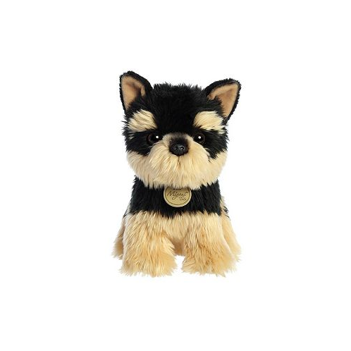 Aurora Small Yorkie Pup Miyoni Tots Adorable Plush Toy Brown 9