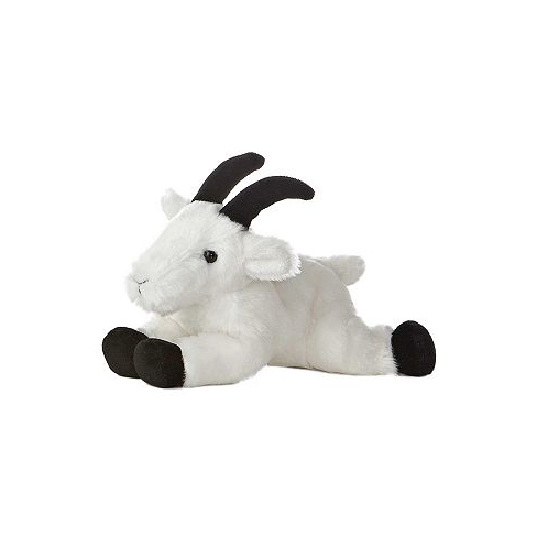 Aurora Small Rocky Mountain Goat Mini Flopsie Adorable Plush Toy White 8