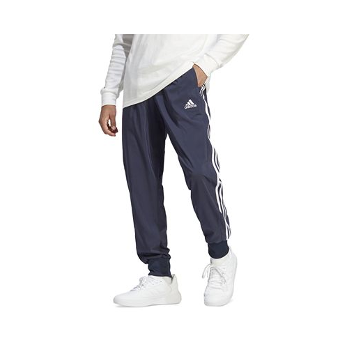 Adidas Mens Essentials 3-Stripes Cargo Pocket Joggers